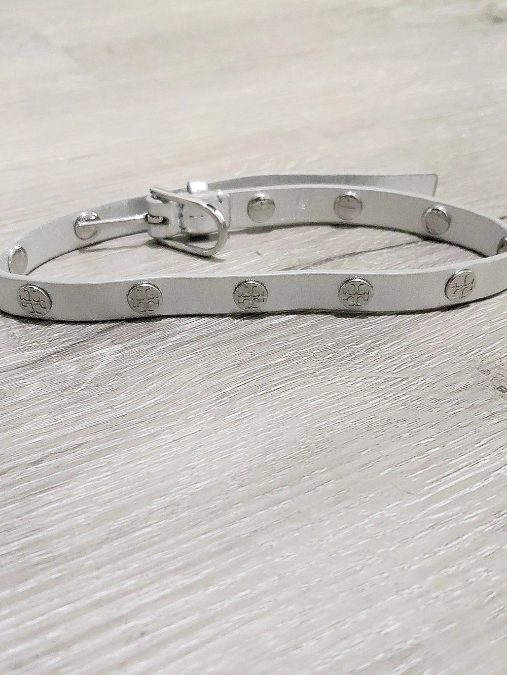 Studded Silver-Tone Bracelet
